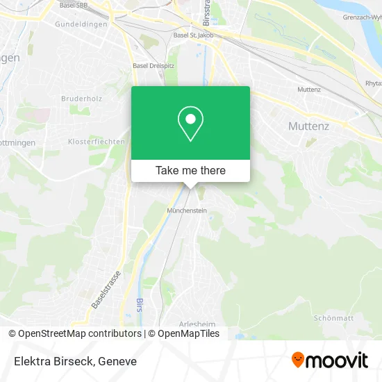 Elektra Birseck map