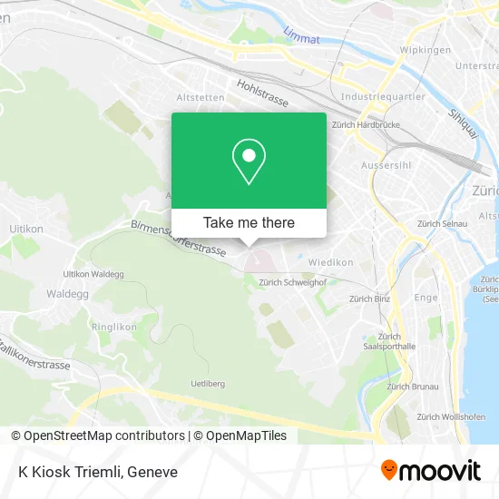 K Kiosk Triemli plan