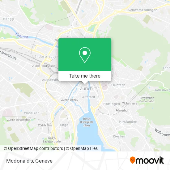 Mcdonald's map