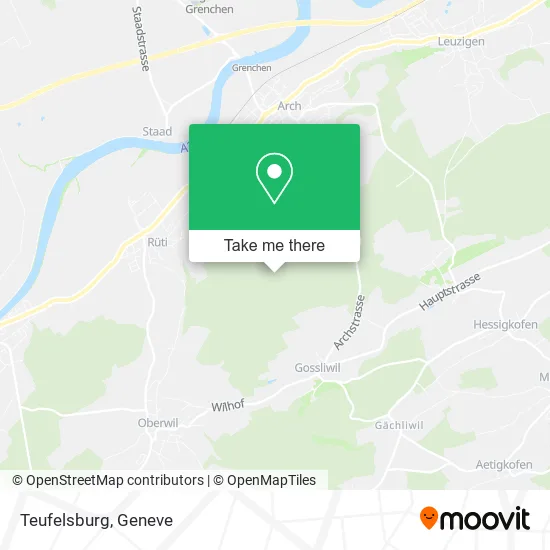 Teufelsburg map