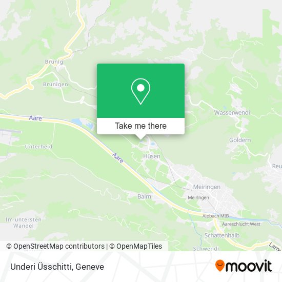Underi Üsschitti map