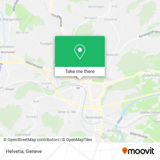 Helvetia map