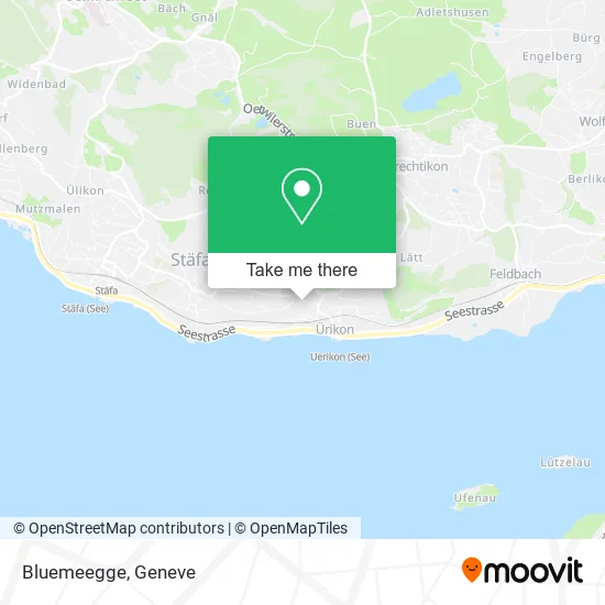 Bluemeegge map