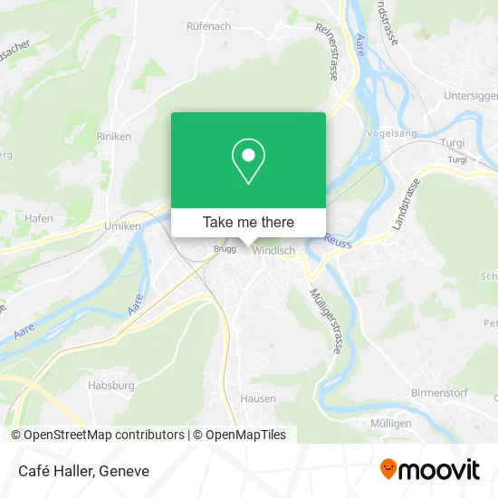 Café Haller map