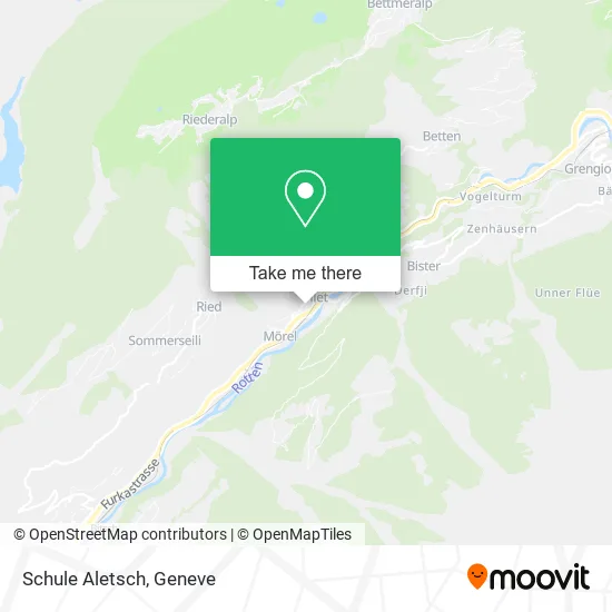 Schule Aletsch map