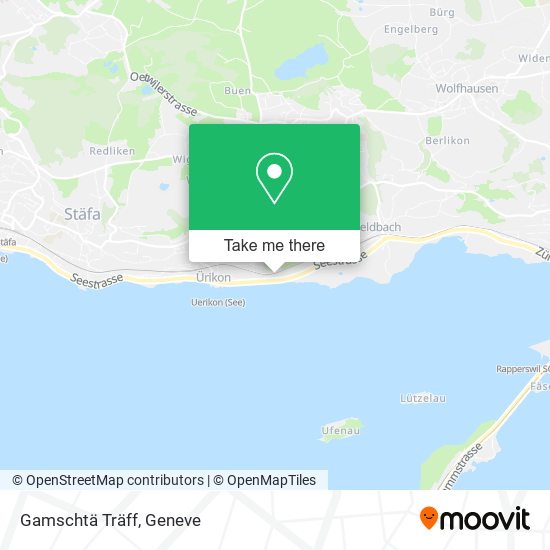 Gamschtä Träff map
