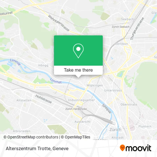 Alterszentrum Trotte map