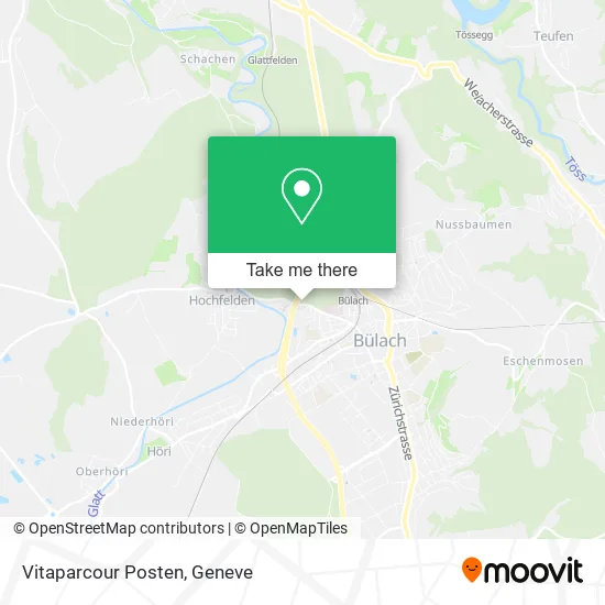 Vitaparcour Posten map