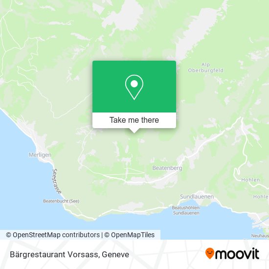 Bärgrestaurant Vorsass map