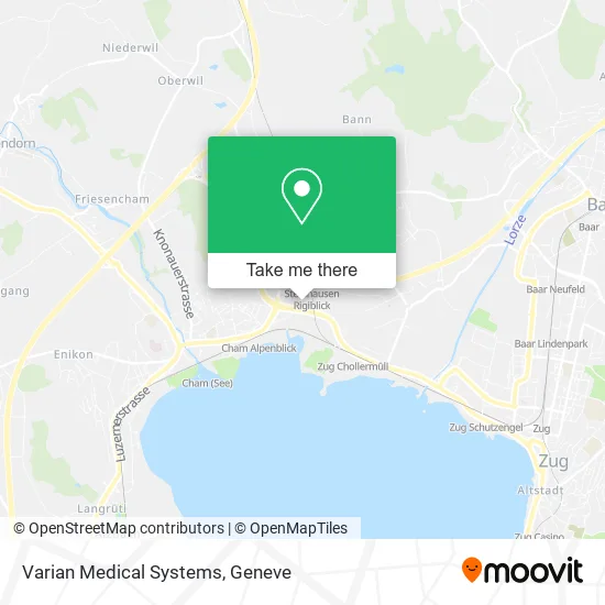 Varian Medical Systems map