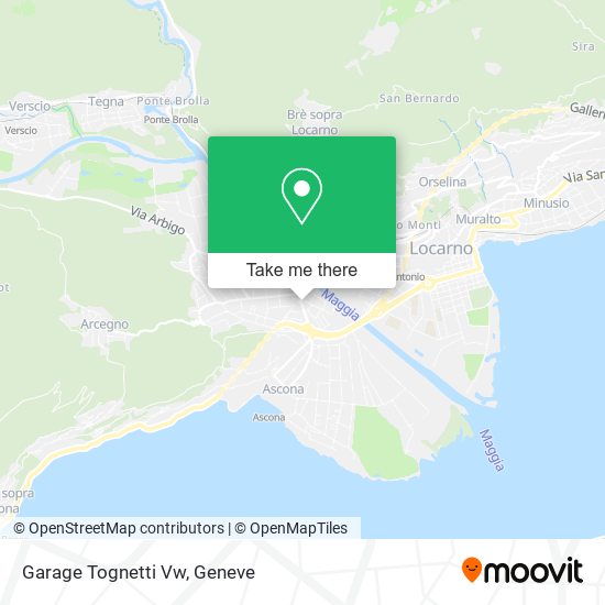 Garage Tognetti Vw map