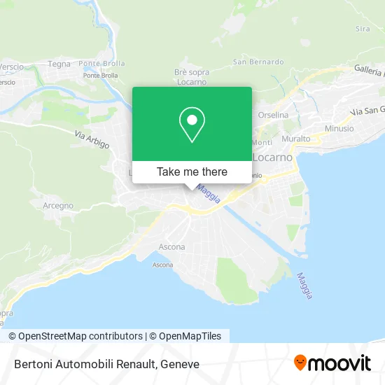 Bertoni Automobili Renault map