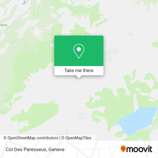 Col Des Paresseux map