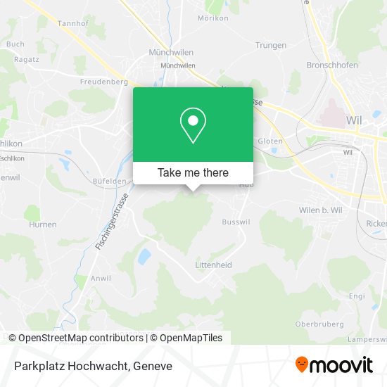 Parkplatz Hochwacht map