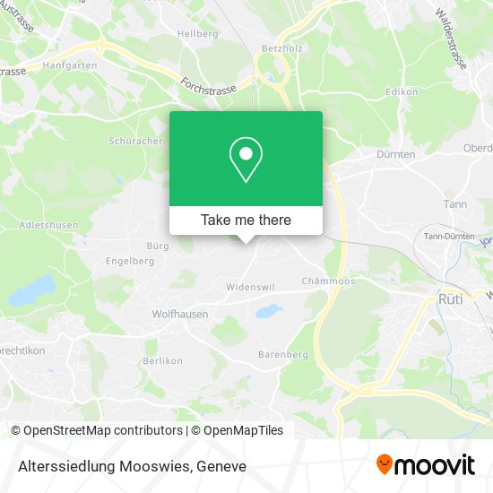 Alterssiedlung Mooswies map