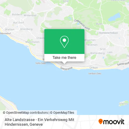 Alte Landstrasse - Ein Verkehrsweg Mit Hindernissen map