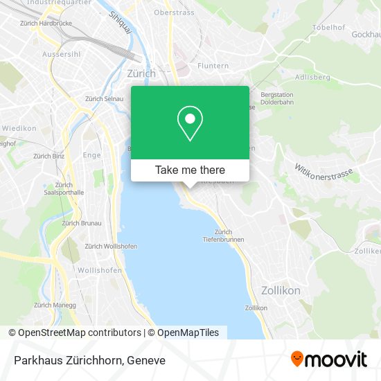 Parkhaus Zürichhorn map