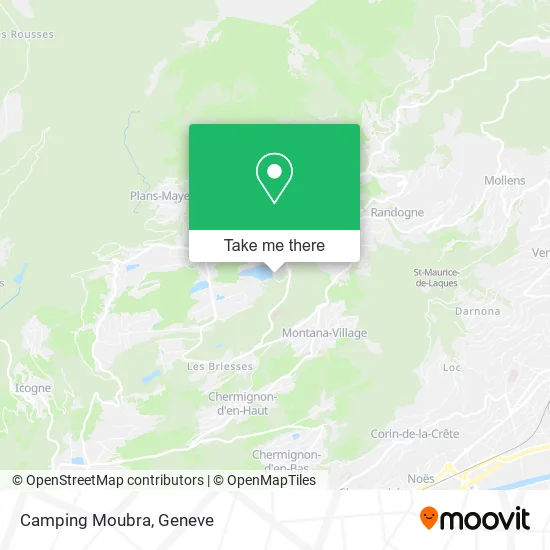 Camping Moubra map