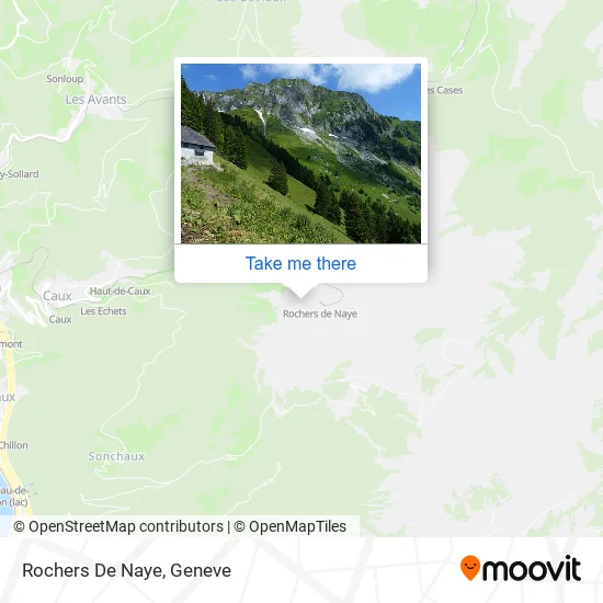 Rochers De Naye map