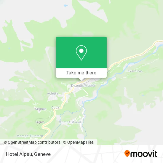 Hotel Alpsu map