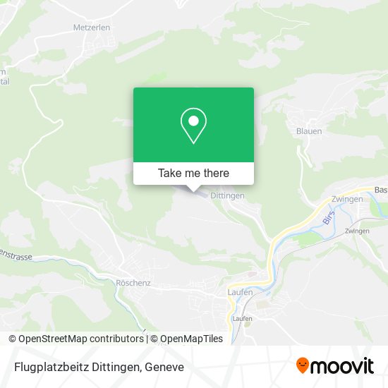 Flugplatzbeitz Dittingen map