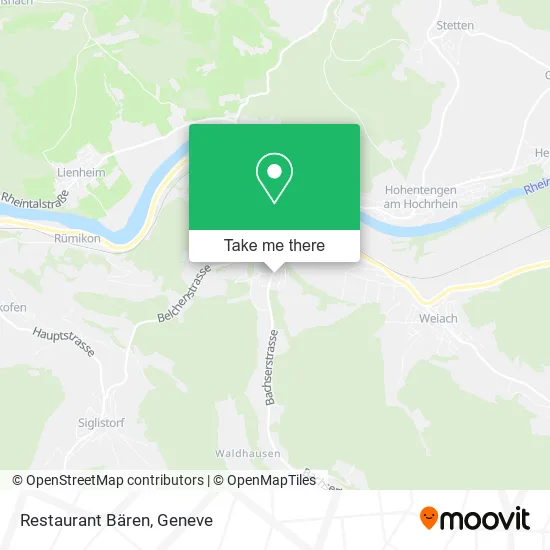 Restaurant Bären map