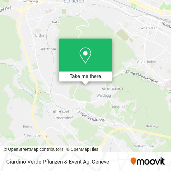 Giardino Verde Pflanzen & Event Ag map