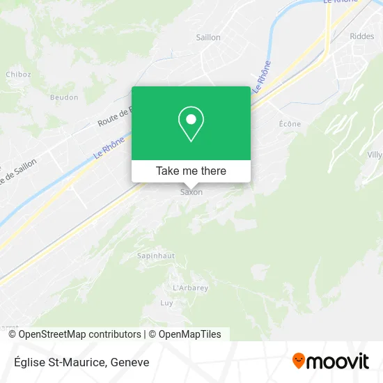 Église St-Maurice map