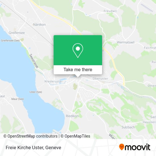 Freie Kirche Uster map