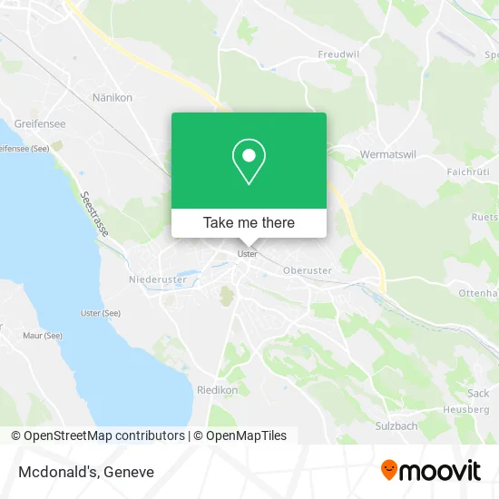 Mcdonald's map