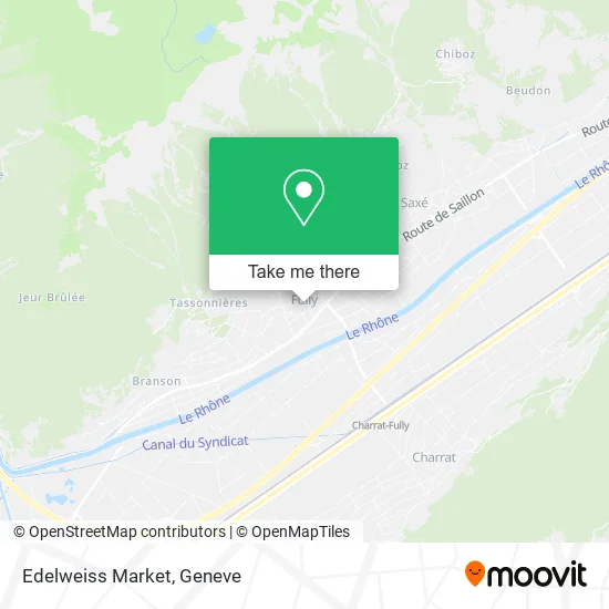 Edelweiss Market map