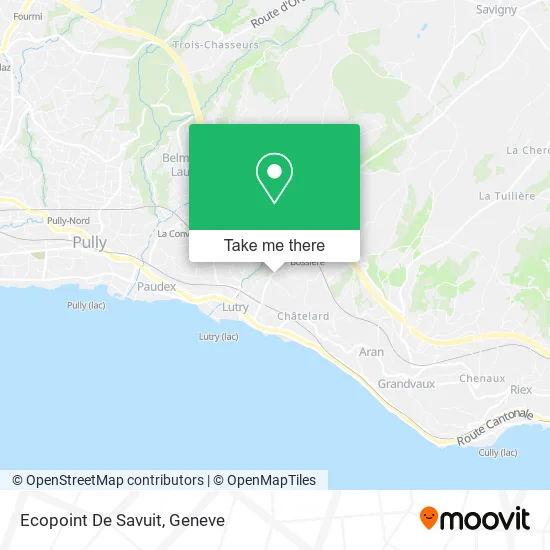 Ecopoint De Savuit map