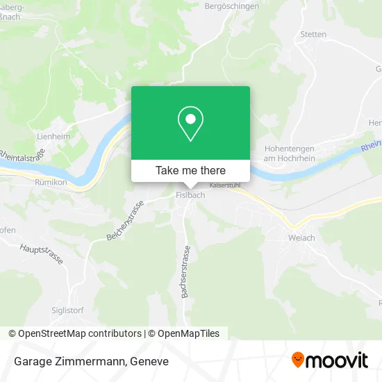 Garage Zimmermann map