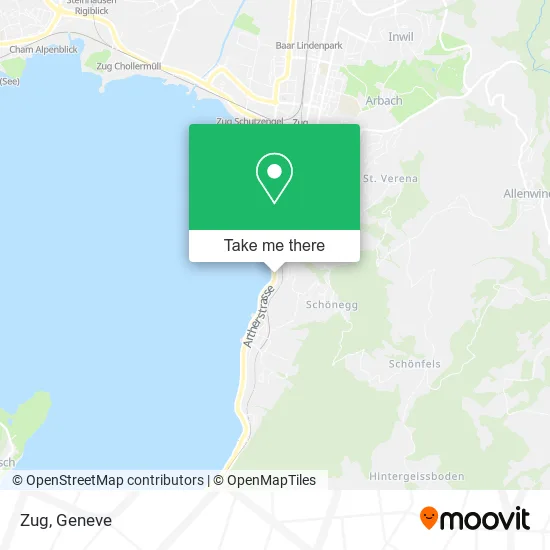 Zug map