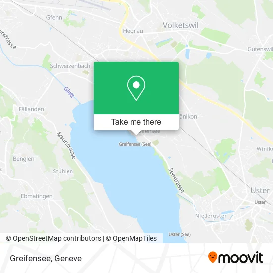 Greifensee map
