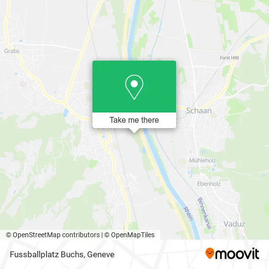 Fussballplatz Buchs map