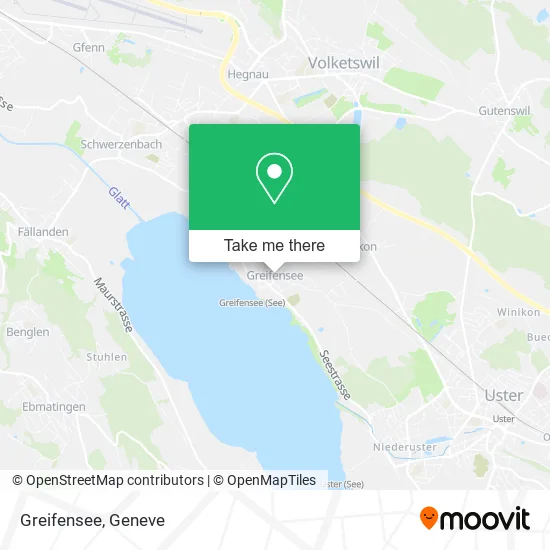 Greifensee map