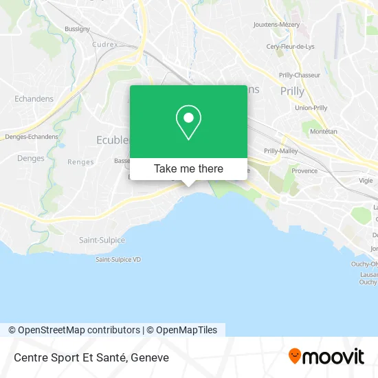 Centre Sport Et Santé map