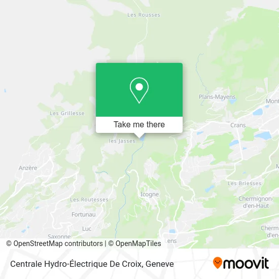 Centrale Hydro-Électrique De Croix map