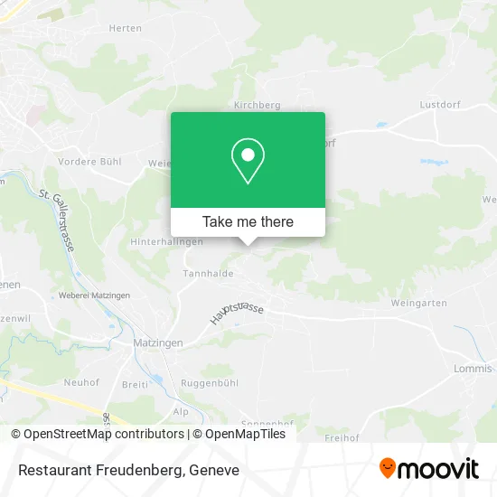 Restaurant Freudenberg map