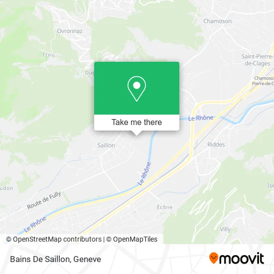 Bains De Saillon map