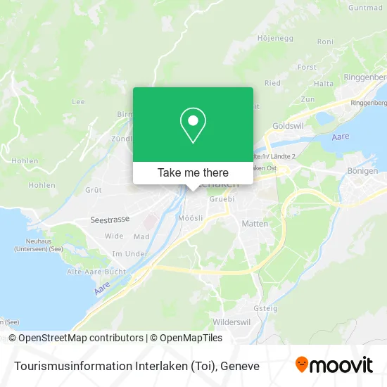 Tourismusinformation Interlaken (Toi) plan