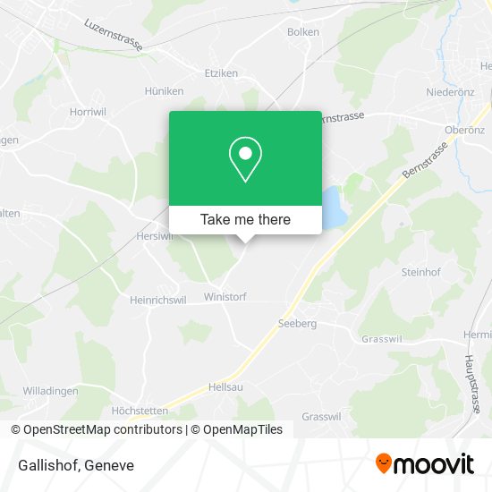 Gallishof map