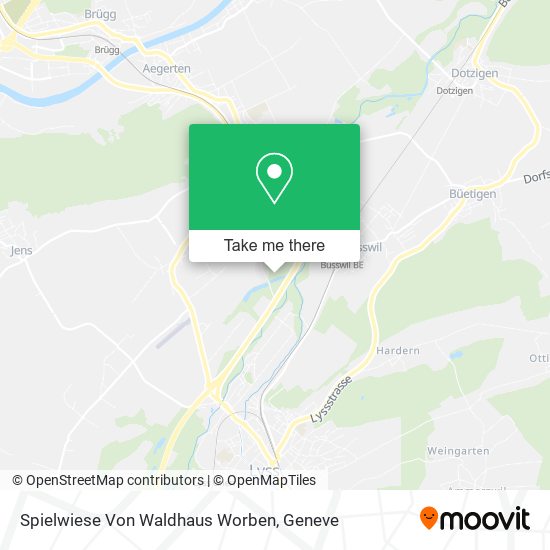 Spielwiese Von Waldhaus Worben map