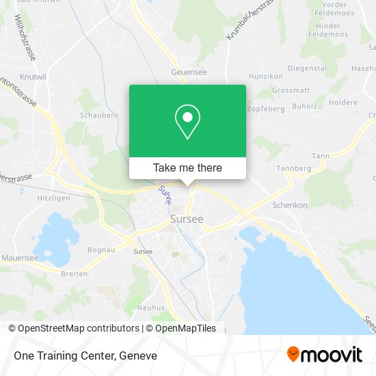 One Training Center map