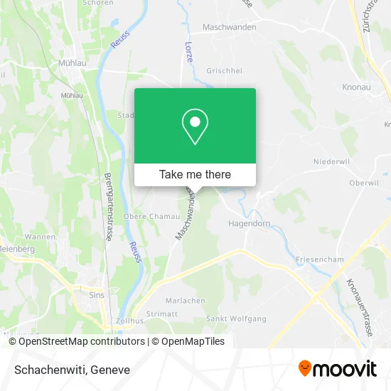 Schachenwiti map