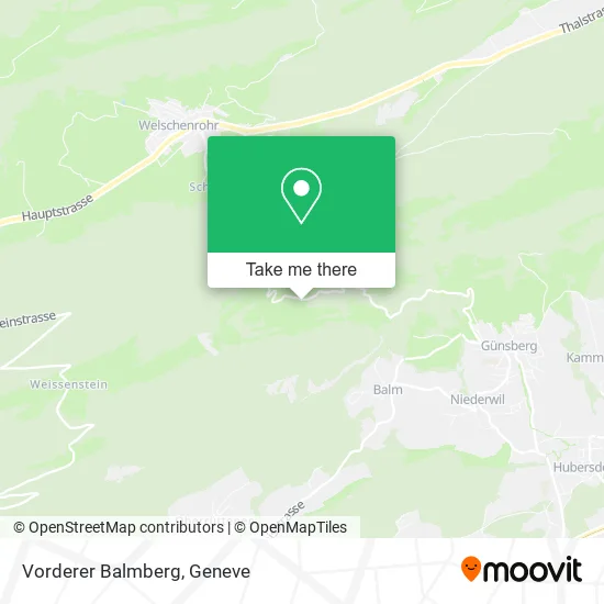 Vorderer Balmberg map