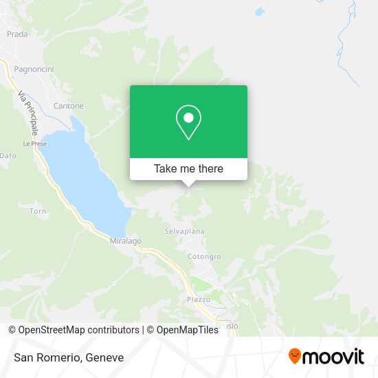 San Romerio map