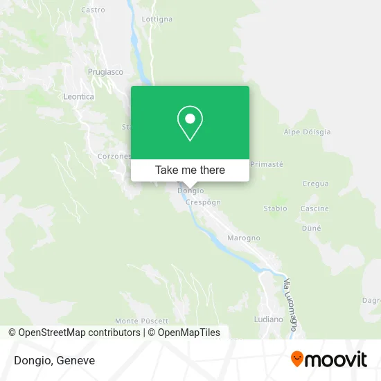 Dongio map
