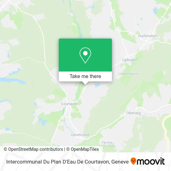 Intercommunal Du Plan D'Eau De Courtavon map